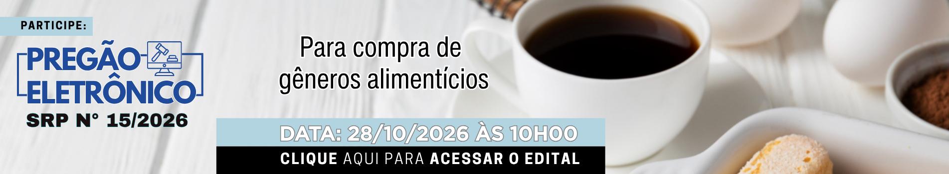 Pregão 15/2026
